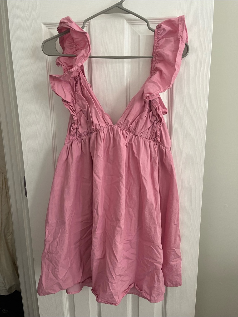 Pink Ruffle Strap Sundress NB